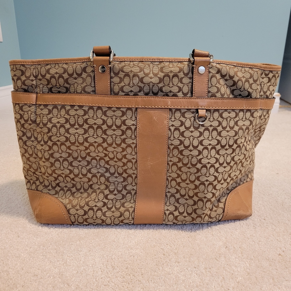 Coach Signature C diaper bag